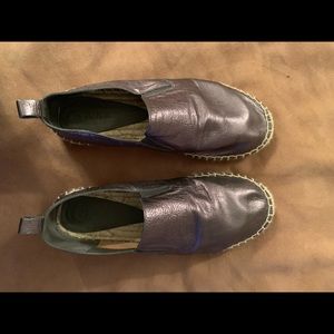 Vince gently worn espadrilles.